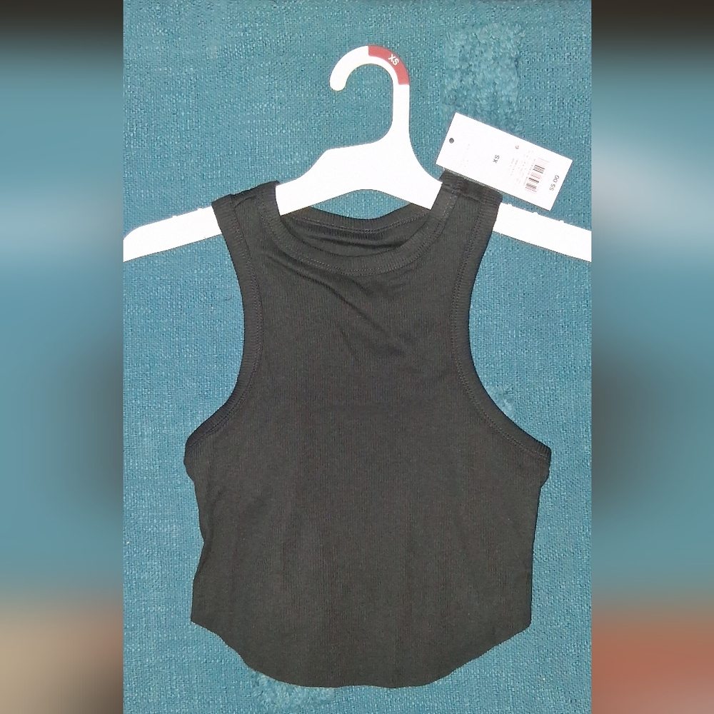 WILD FABLE XS BLACK CROP CAMI x2